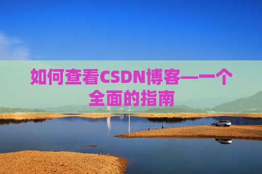 如何查看CSDN博客—一个全面的指南